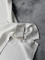 Moncler white polo shirt