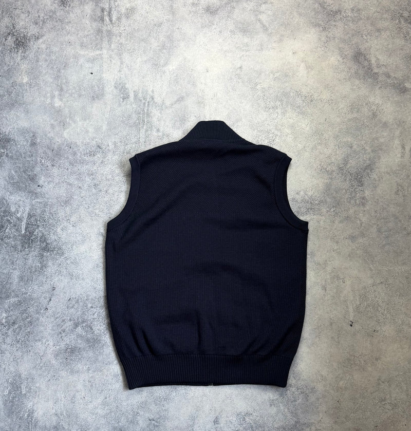 Canada goose navy hybridge knit gilet