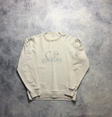 CP company cream embroidered jumper