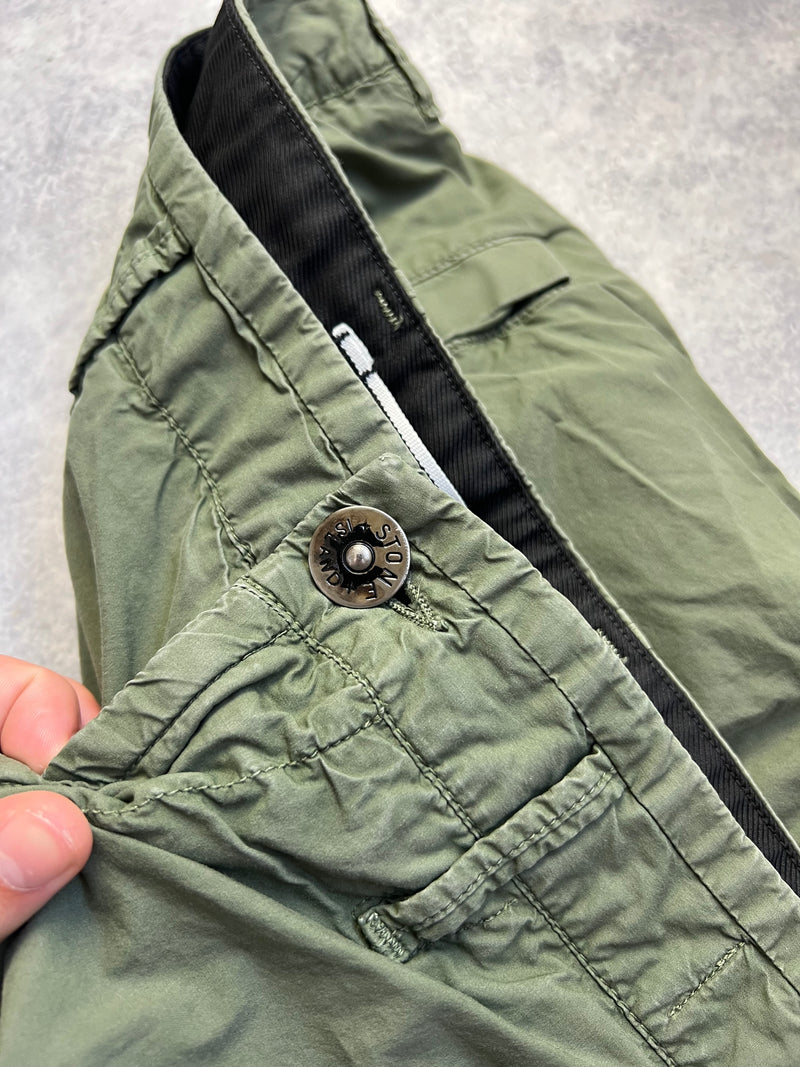 Stone island 2020 khaki cargo shorts
