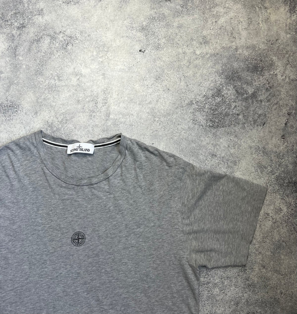 Stone island 2018 grey graphic tee