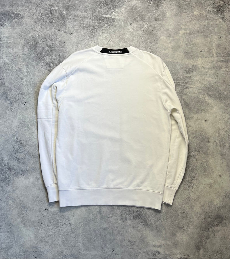 CP company white jumper
