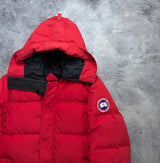 Canada goose red macmillan parka