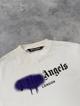 Palm angels London spray white tee