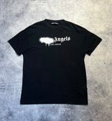 Palm angels black LA spray tee