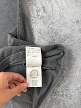 Moncler dark grey polo shirt