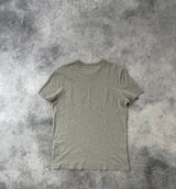 Moncler grey tri-logo graphic tee