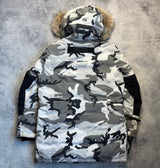 Canada goose grey camo Macculloch black label parka