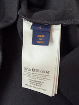 Louis Vuitton spread embroidery black tee