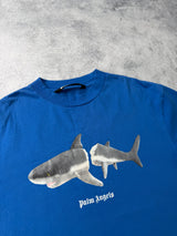 Palm angels blue shark tee