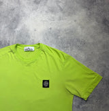 Stone island 2016 lime green tee