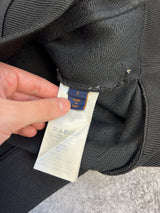 Louis Vuitton black LVSE monogram fleece track jacket