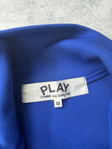 Comme des garçons blue heart track jacket