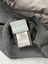 Moncler grey tricot cardigan