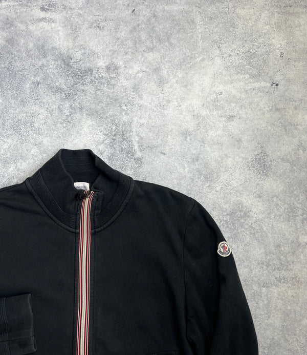 Moncler black maglia cardigan zip up