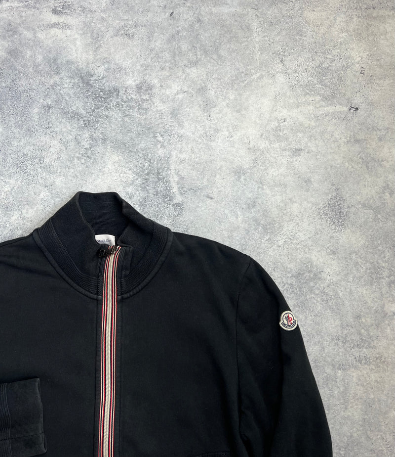 Moncler black maglia cardigan zip up