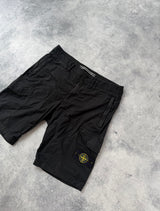 Stone island SS20 black cargo shorts