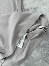 Stone island grey polo shirt