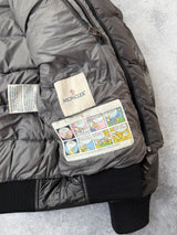 Moncler black marque giubbotto jacket