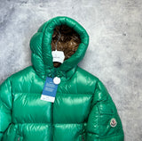 Moncler ecrins green jacket