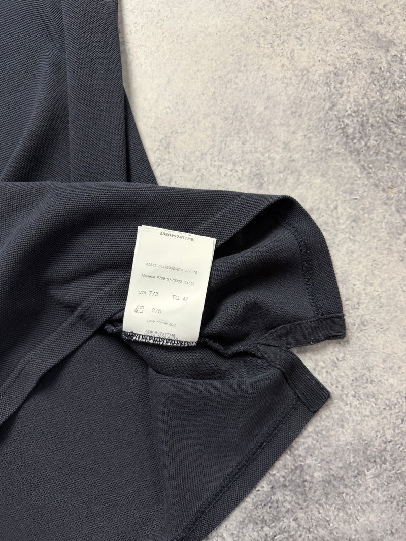 Moncler navy polo shirt