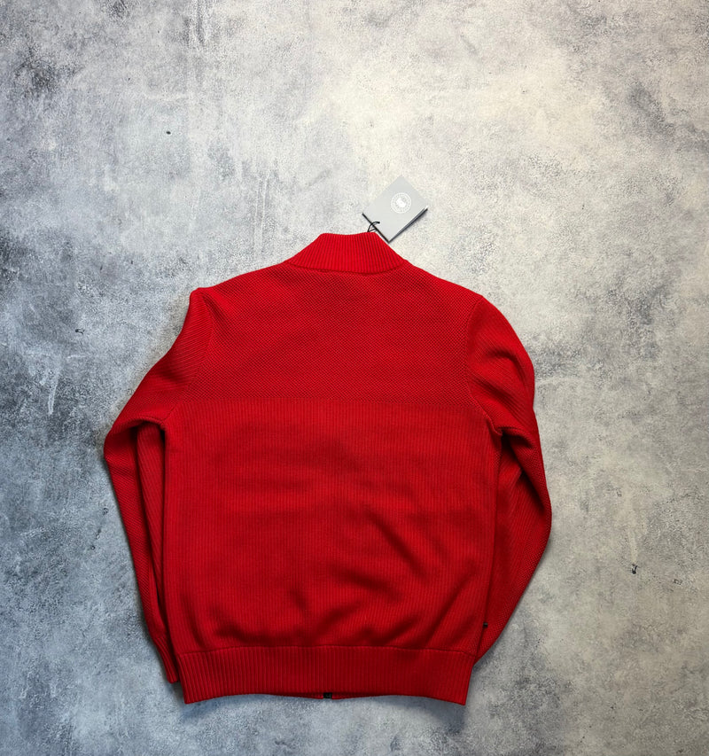 Canada goose red hybridge knit jacket