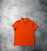 Moncler orange polo shirt
