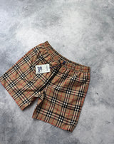 Burberry house check swim shorts