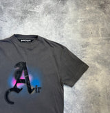 Palm angels garment dyed air print tee