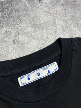 Off-white agreement black graphic tee