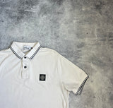 Stone island 2016 cream polo shirt