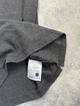 Moncler grey double logo polo shirt