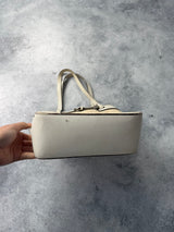 Gucci vintage GG cream handbag