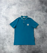 Stone island blue polo shirt