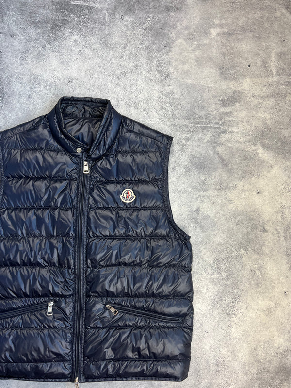 Moncler navy GUI gilet