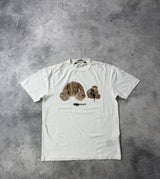 Palm angels white kill the bear star eyes tee