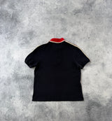 Gucci stripe navy polo shirt