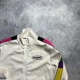 Palm angels x missoni cream track jacket