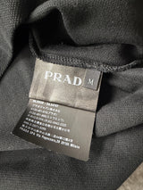 Prada black polo shirt black label