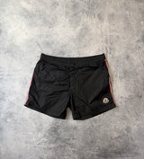 Moncler black swim shorts