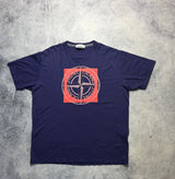 Stone island 2022 purple graphic tee