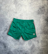 Moncler green swim shorts