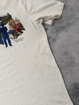 CP company white 24/1 jersey facili-tees graphic tee