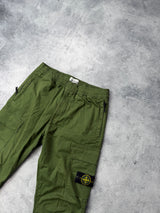 Stone island AW22 olive green cuffed cargo trousers