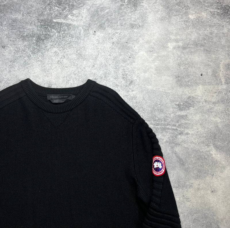 Canada goose black Dartmouth crewneck