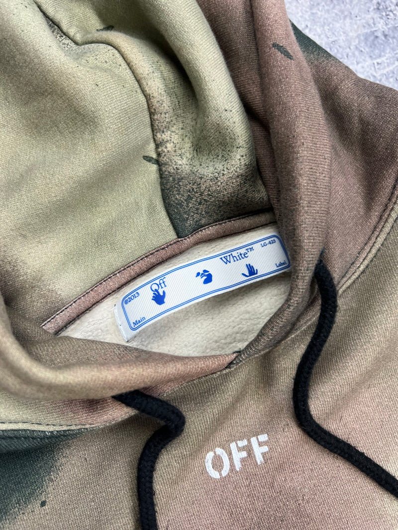 Off-white camo stencil hoodie