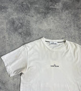 Stone island 2021 white graphic tee