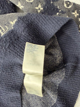 Louis Vuitton distressed monogram wool jumper