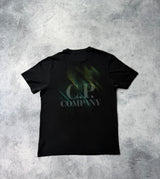 CP company black fade logo tee