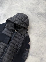 Moncler navy tricot cardigan